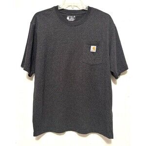 Carhartt T-shirt Short Sleeve Grey Gray Top Shirt Large
